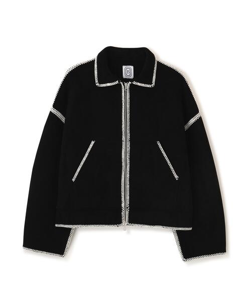 BEAVER(ビーバー)の「B omnivore/ビーオムニボー FAKE MOUTON BLOUSON フェイクムートンブルゾン(ブルゾン・メンズ・ブラック/ベージュ・M/L)」の2枚目の写真