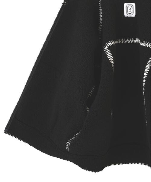 BEAVER(ビーバー)の「B omnivore/ビーオムニボー FAKE MOUTON BLOUSON フェイクムートンブルゾン(ブルゾン・メンズ・ブラック/ベージュ・M/L)」の5枚目の写真