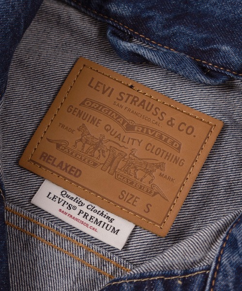 Levi's(リーバイス)の「【74】【Levi’s/リーバイス】TYPE 2 TRUCKER 14.7oz コットン100% デニムジャケット/セカンド/ハンドポケット付/Gジャン/アメカジ/ヴィンテージ/ユニセックス(デニムジャケット・メンズ・ダークインディゴブルー・S/M/L/XL)」の4枚目の写真