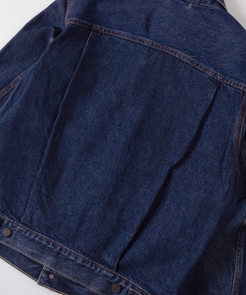 Levi's(リーバイス)の「【74】【Levi’s/リーバイス】TYPE 2 TRUCKER 14.7oz コットン100% デニムジャケット/セカンド/ハンドポケット付/Gジャン/アメカジ/ヴィンテージ/ユニセックス(デニムジャケット・メンズ・ダークインディゴブルー・S/M/L/XL)」の11枚目の写真