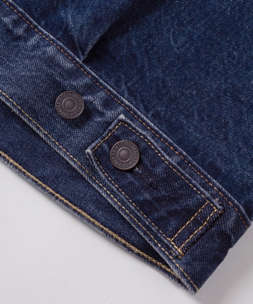 Levi's(リーバイス)の「【74】【Levi’s/リーバイス】TYPE 2 TRUCKER 14.7oz コットン100% デニムジャケット/セカンド/ハンドポケット付/Gジャン/アメカジ/ヴィンテージ/ユニセックス(デニムジャケット・メンズ・ダークインディゴブルー・S/M/L/XL)」の12枚目の写真