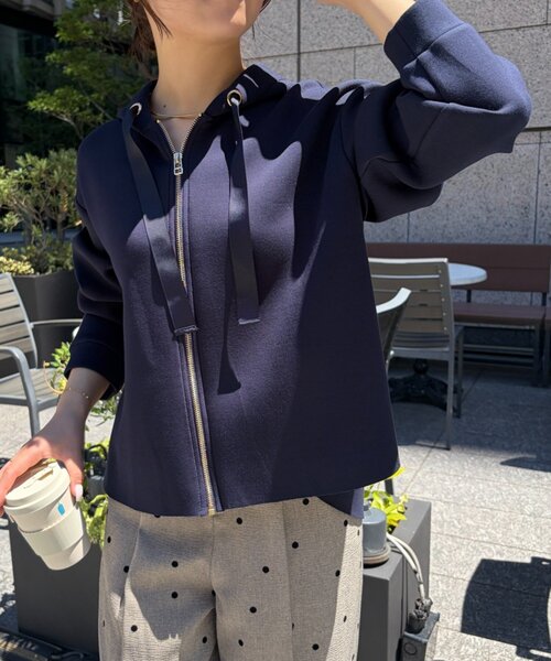 Jena espace merveilleux(ジェナ エスパスメルヴェイユ)の「ダンボールパーカー(Tシャツ/カットソー・レディース・ネイビー/アイボリー/ライトグレー・FREE)」の8枚目の写真