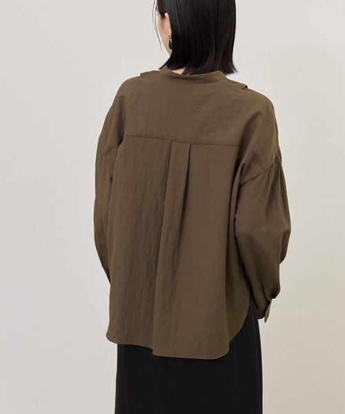 ADAM ET ROPE'(アダムエロペ)の「【WEB限定】ラッフルブラウス(シャツ/ブラウス・レディース・ホワイト/ブラック/グリーン系その他2・FREE)」の17枚目の写真