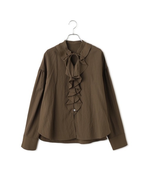 ADAM ET ROPE'(アダムエロペ)の「【WEB限定】ラッフルブラウス(シャツ/ブラウス・レディース・ホワイト/ブラック/グリーン系その他2・FREE)」の18枚目の写真