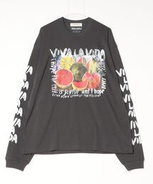 museum neu(ミュージアム ニュー)の「museum neu Frida Kahlo VIVA LA VIDA Long Sleeve T-shirt (V263204)(Tシャツ/カットソー)」