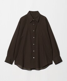 毛ポリエステル ソリッド＆チェック レギュラーカラーシャツ ウォッシャブル