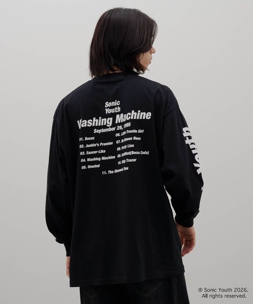 LOWRYS FARM(ローリーズファーム)の「【LFM(U)】SONICYOUTH/プリントTシャツロングスリーブ 1076076(Tシャツ/カットソー・メンズ・アイボリー/ブラック/ベビーピンク/ホワイト・LARGE/MEDIUM)」の18枚目の写真