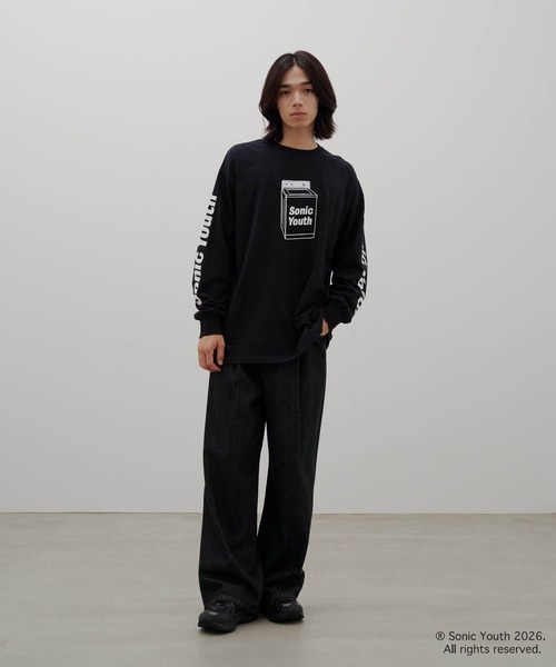 LOWRYS FARM(ローリーズファーム)の「【LFM(U)】SONICYOUTH/プリントTシャツロングスリーブ 1076076(Tシャツ/カットソー・メンズ・アイボリー/ブラック/ベビーピンク/ホワイト・LARGE/MEDIUM)」の14枚目の写真