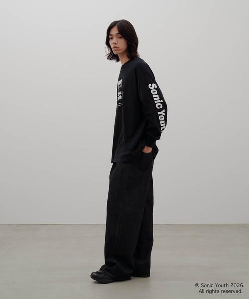 LOWRYS FARM(ローリーズファーム)の「【LFM(U)】SONICYOUTH/プリントTシャツロングスリーブ 1076076(Tシャツ/カットソー・メンズ・アイボリー/ブラック/ベビーピンク/ホワイト・LARGE/MEDIUM)」の15枚目の写真