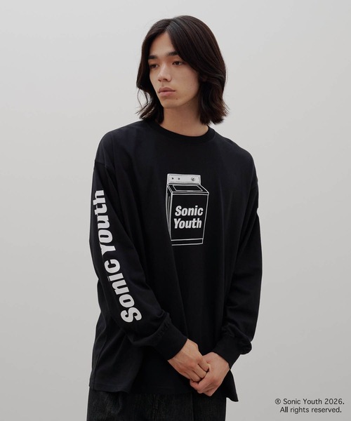 LOWRYS FARM(ローリーズファーム)の「【LFM(U)】SONICYOUTH/プリントTシャツロングスリーブ 1076076(Tシャツ/カットソー・メンズ・アイボリー/ブラック/ベビーピンク/ホワイト・LARGE/MEDIUM)」の21枚目の写真
