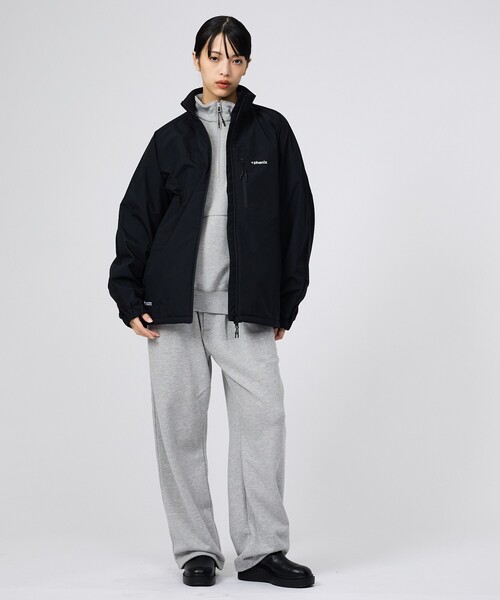 +phenix(プラスフェニックス)の「【+phenix / プラスフェニックス】CVC SWEAT WIDE PANTS / CVCスウェットワイドパンツ(スウェットパンツ・メンズ・ブラック/グレー・M/L)」の7枚目の写真