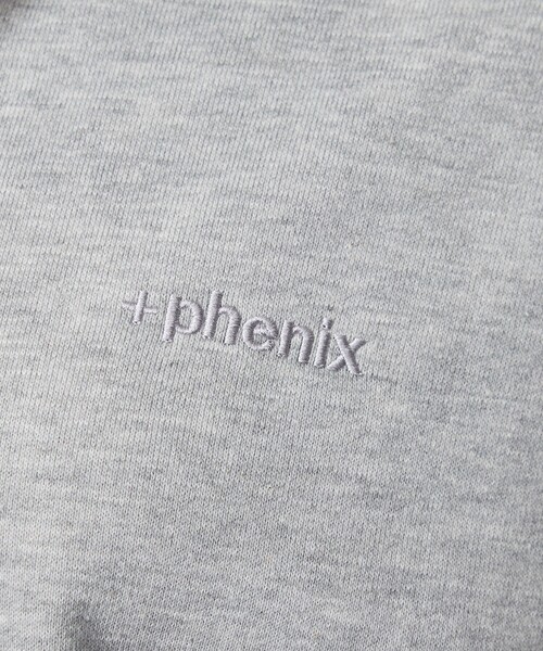 +phenix(プラスフェニックス)の「【+phenix / プラスフェニックス】CVC SWEAT WIDE PANTS / CVCスウェットワイドパンツ(スウェットパンツ・メンズ・ブラック/グレー・M/L)」の16枚目の写真