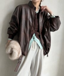 【WEB限定】レザーライダース