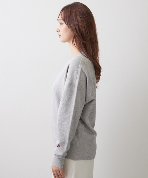 DRESSTERIOR（ドレステリア）の「ラメ裏毛 プルオーバー（Tシャツ/カットソー・レディース・ベージュ/グレー・34/38/36）」の13枚目の写真