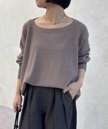 バックドレープニット