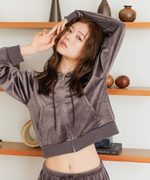 Dita（ディータ）の「パールシャギーパーカー×パンツ上下セット（Tシャツ/カットソー）」