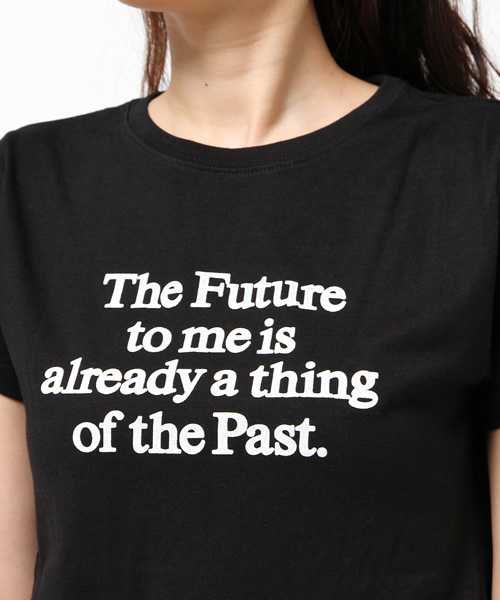 MOUSSY(マウジー)の「THE FUTURE TSJ(Tシャツ/カットソー・レディース・ホワイト/ブラック/ネイビー・FREE)」の7枚目の写真