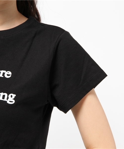 MOUSSY(マウジー)の「THE FUTURE TSJ(Tシャツ/カットソー・レディース・ホワイト/ブラック/ネイビー・FREE)」の8枚目の写真