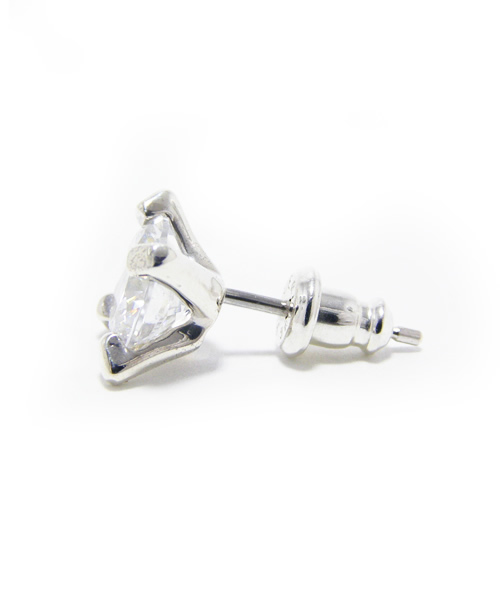 e.m. SILVER925ジルコニアピアス（セット） e.m. ピアス SILVER925ジルコニア×スタッズピアス M/メンズ