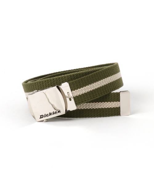 Dickies（ディッキーズ）の「【DICKIES/ディッキーズ】ストリートスタイルのワンポイントにマストアイテム 無地 ロング丈 シンプル ガチャベルト GIベルト（ベルト・メンズ・ホワイト/ベージュ系その他/ブラック系その他/ネイビー/ベージュ/ブラック/カーキ/アーミー/レッド/イエロー・FREE）」の6枚目の写真