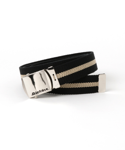 Dickies（ディッキーズ）の「【DICKIES/ディッキーズ】ストリートスタイルのワンポイントにマストアイテム 無地 ロング丈 シンプル ガチャベルト GIベルト（ベルト・メンズ・ホワイト/ベージュ系その他/ブラック系その他/ネイビー/ベージュ/ブラック/カーキ/アーミー/レッド/イエロー・FREE）」の2枚目の写真
