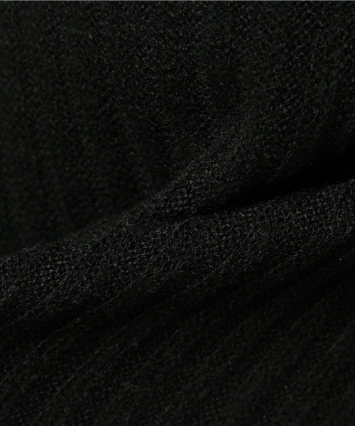 MERLOT（メルロー）の「フレアスリーブボトルネックリブニット4828（ニット/セーター・レディース・ブラック/ピンク/ベージュ/グレー・FREE）」の11枚目の写真