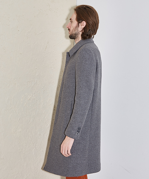 UNITED TOKYO（ユナイテッドトウキョウ）の「ビーバーステンコート（ステンカラーコート・メンズ・ネイビー/グレー/ブラック/カーキ/グリーン・2/1/3）」の15枚目の写真