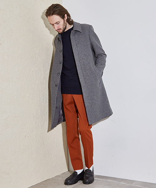 UNITED TOKYO（ユナイテッドトウキョウ）の「ビーバーステンコート（ステンカラーコート・メンズ・ネイビー/グレー/ブラック/カーキ/グリーン・2/1/3）」の17枚目の写真