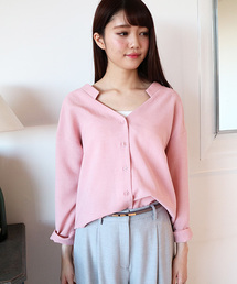 N.（N. Natural Beauty Basic） | ◆Vネックフォルムブラウス(シャツ/ブラウス)