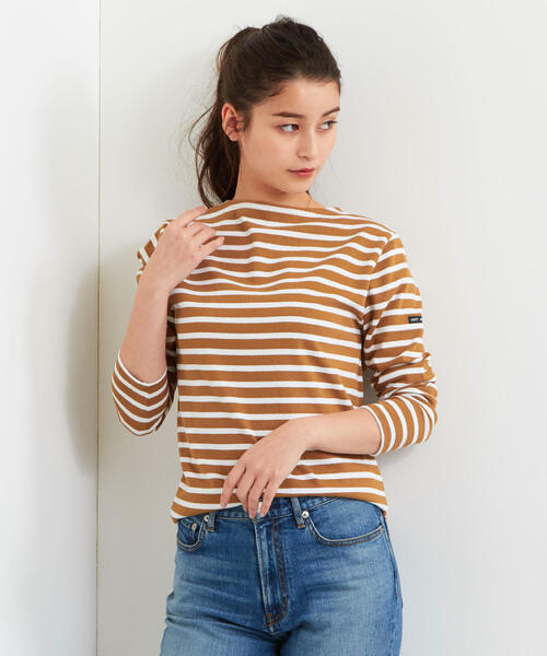 Jewel Changes（ジュエルチェンジズ）の「SAINT JAMES（セントジェームス） OUESSANT ボーダー / ウエッソン（Tシャツ/カットソー・レディース・ブラック/ライトブルー/ネイビー/その他1/ブラウン/グレー/レッド/ホワイト/ダークグレー/ベージュ/その他2・LARGE/X-SMALL）」の6枚目の写真