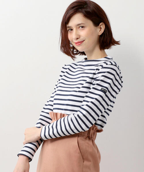 Jewel Changes（ジュエルチェンジズ）の「SAINT JAMES（セントジェームス） OUESSANT ボーダー / ウエッソン（Tシャツ/カットソー・レディース・ブラック/ライトブルー/ネイビー/その他1/ブラウン/グレー/レッド/ホワイト/ダークグレー/ベージュ/その他2・LARGE/X-SMALL）」の8枚目の写真