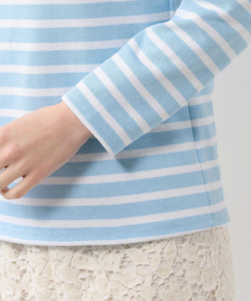 Jewel Changes（ジュエルチェンジズ）の「SAINT JAMES（セントジェームス） OUESSANT ボーダー / ウエッソン（Tシャツ/カットソー・レディース・ブラック/ライトブルー/ネイビー/その他1/ブラウン/グレー/レッド/ホワイト/ダークグレー/ベージュ/その他2・LARGE/X-SMALL）」の17枚目の写真