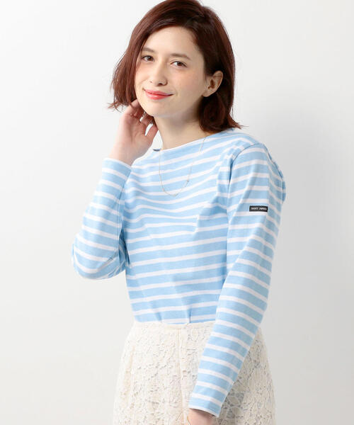 Jewel Changes（ジュエルチェンジズ）の「SAINT JAMES（セントジェームス） OUESSANT ボーダー / ウエッソン（Tシャツ/カットソー・レディース・ブラック/ライトブルー/ネイビー/その他1/ブラウン/グレー/レッド/ホワイト/ダークグレー/ベージュ/その他2・LARGE/X-SMALL）」の19枚目の写真