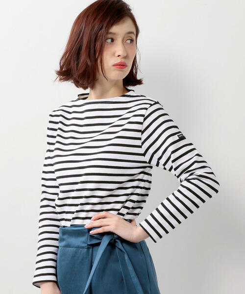 Jewel Changes（ジュエルチェンジズ）の「SAINT JAMES（セントジェームス） OUESSANT ボーダー / ウエッソン（Tシャツ/カットソー・レディース・ブラック/ライトブルー/ネイビー/その他1/ブラウン/グレー/レッド/ホワイト/ダークグレー/ベージュ/その他2・LARGE/X-SMALL）」の22枚目の写真