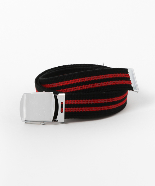 ADPOSION（アドポーション）の「【日本製】2ラインGIベルト（ベルト・メンズ・イエロー/ブラック/グリーン/ダークネイビー/レッド/ネイビー/ベージュ・FREE）」の7枚目の写真