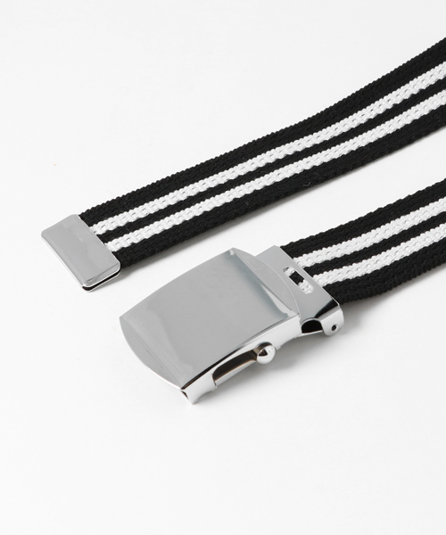 ADPOSION（アドポーション）の「【日本製】2ラインGIベルト（ベルト・メンズ・イエロー/ブラック/グリーン/ダークネイビー/レッド/ネイビー/ベージュ・FREE）」の8枚目の写真