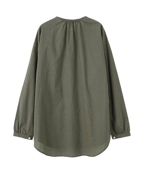 Ne-net(ネネット)の「S ねことしばふシャツ(シャツ/ブラウス・レディース・オフホワイト/カーキ/ネイビー/その他4/ホワイト・02/03)」の20枚目の写真