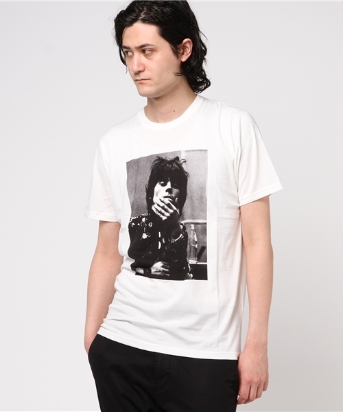 HYSTERIC GLAMOUR（ヒステリックグラマー）の「THE ROLLING STONES/OLYMPIC STUDIOS’67プリントTシャツ（Tシャツ/カットソー・メンズ・ホワイト/ネイビー/ブラック・LARGE/SMALL/MEDIUM）」の2枚目の写真