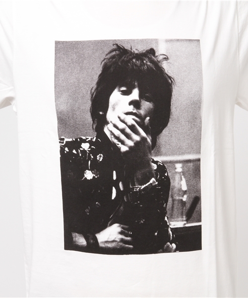 HYSTERIC GLAMOUR（ヒステリックグラマー）の「THE ROLLING STONES/OLYMPIC STUDIOS’67プリントTシャツ（Tシャツ/カットソー・メンズ・ホワイト/ネイビー/ブラック・LARGE/SMALL/MEDIUM）」の5枚目の写真