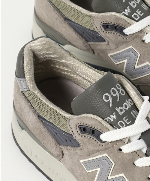 EU,US NEW BALANCE（イーユーユーエスニューバランス）の「newbalance998スニーカー（スニーカー・レディース・グレー・37/36/38）」の9枚目の写真