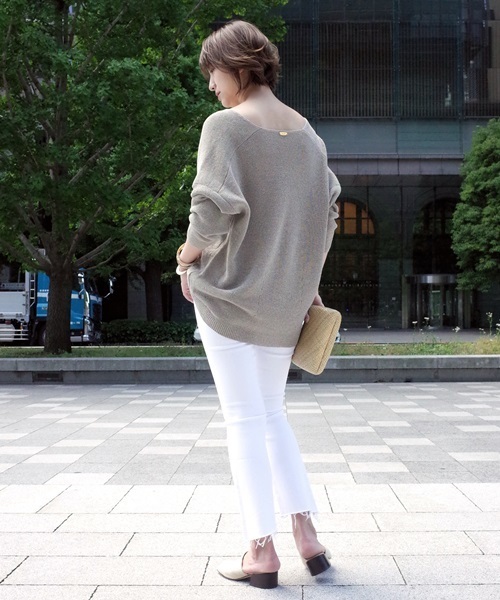 mother(マザー)の「*MOTHER INSIDER CROP◆(デニムパンツ・レディース・ホワイト・24/26/27/25)」の6枚目の写真