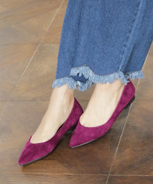 SESTO | ふわふわクッションインソールのポインテッドトゥフラットパンプス/バレエシューズ(バレエシューズ)