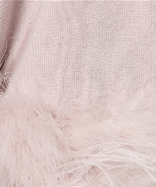 WILLSELECTION（ウィルセレクション）の「【雑誌掲載】フェザースリーブニットプルオーバー（ニット/セーター・レディース・ピンク/アイボリー・MEDIUM）」の8枚目の写真