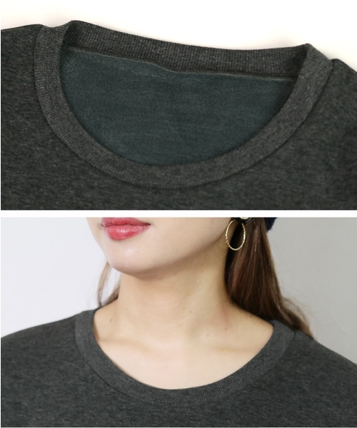 reca（レカ）の「ビッグシルエットベーシックスウェットワンピース（ワンピース・レディース・ブラック/チャコールグレー/ライトグレー/グレー系その他/ブラック系その他/グレー系その他2/ブルー系その他/ホワイト系その他・M）」の17枚目の写真