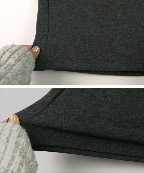 reca（レカ）の「ビッグシルエットベーシックスウェットワンピース（ワンピース・レディース・ブラック/チャコールグレー/ライトグレー/グレー系その他/ブラック系その他/グレー系その他2/ブルー系その他/ホワイト系その他・M）」の21枚目の写真