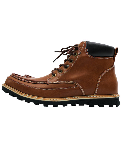 ８(eight)（エイト）の「マウンテンブーツ PUレザー 防水 ワークブーツ（スニーカー・メンズ・ブラック/ブラウン/イエロー・25.0cm/25.5cm/26.5cm/26.0cm/27.0cm/28.0cm）」の17枚目の写真