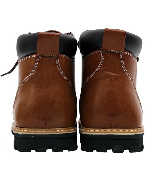 ８(eight)（エイト）の「マウンテンブーツ PUレザー 防水 ワークブーツ（スニーカー・メンズ・ブラック/ブラウン/イエロー・25.0cm/25.5cm/26.5cm/26.0cm/27.0cm/28.0cm）」の22枚目の写真