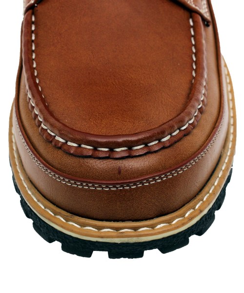 ８(eight)（エイト）の「マウンテンブーツ PUレザー 防水 ワークブーツ（スニーカー・メンズ・ブラック/ブラウン/イエロー・25.0cm/25.5cm/26.5cm/26.0cm/27.0cm/28.0cm）」の7枚目の写真