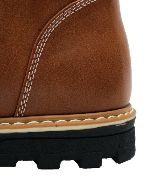 ８(eight)（エイト）の「マウンテンブーツ PUレザー 防水 ワークブーツ（スニーカー・メンズ・ブラック/ブラウン/イエロー・25.0cm/25.5cm/26.5cm/26.0cm/27.0cm/28.0cm）」の20枚目の写真