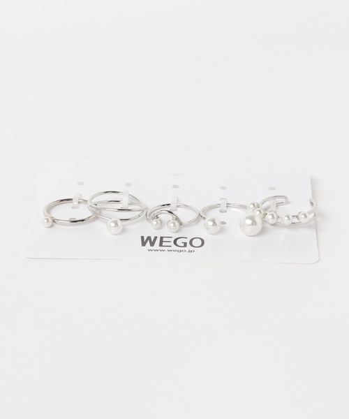 WEGO（ウィゴー）の「WEGO/ゴールドリングセット（リング・レディース・ゴールド/シルバー・FREE）」の3枚目の写真